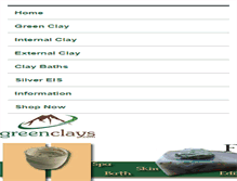 Tablet Screenshot of greenclays.com